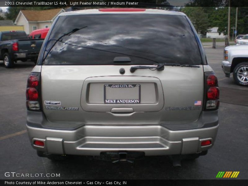 Light Pewter Metallic / Medium Pewter 2003 Chevrolet TrailBlazer LS 4x4