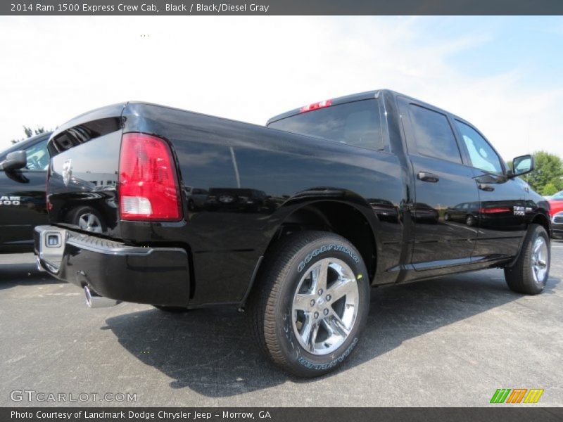 Black / Black/Diesel Gray 2014 Ram 1500 Express Crew Cab