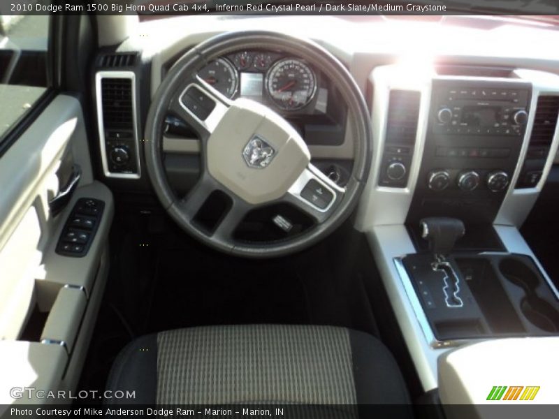 Inferno Red Crystal Pearl / Dark Slate/Medium Graystone 2010 Dodge Ram 1500 Big Horn Quad Cab 4x4