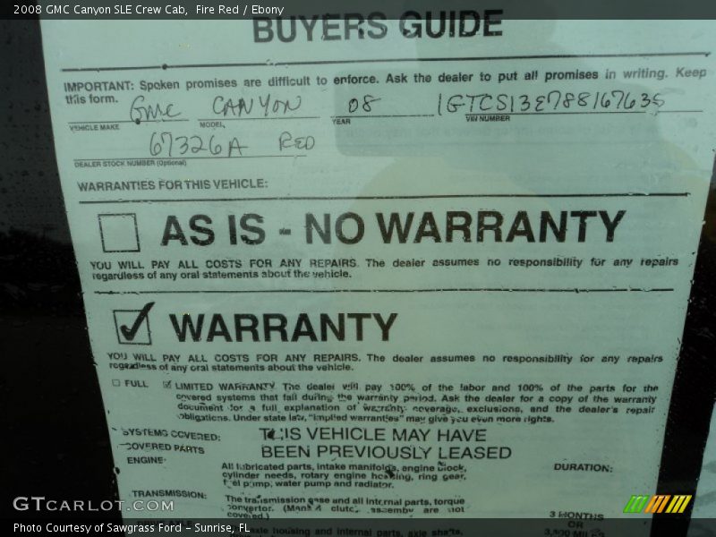 Fire Red / Ebony 2008 GMC Canyon SLE Crew Cab