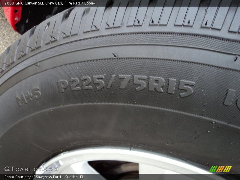 Fire Red / Ebony 2008 GMC Canyon SLE Crew Cab