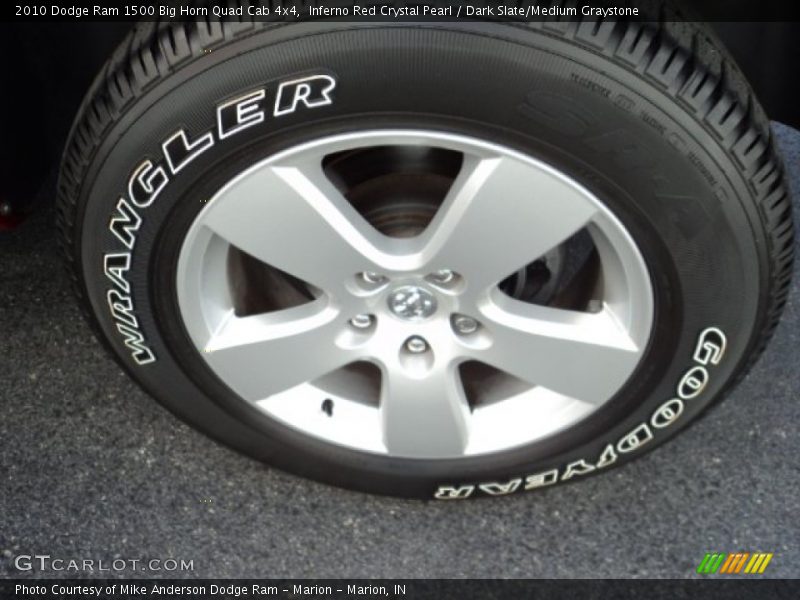 Inferno Red Crystal Pearl / Dark Slate/Medium Graystone 2010 Dodge Ram 1500 Big Horn Quad Cab 4x4