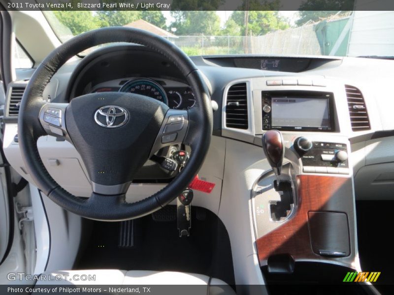 Blizzard Pearl White / Light Gray 2011 Toyota Venza I4