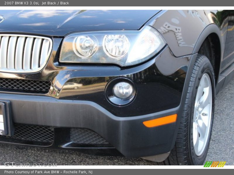 Jet Black / Black 2007 BMW X3 3.0si