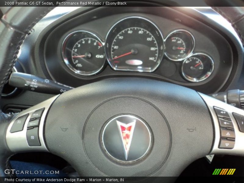 Performance Red Metallic / Ebony Black 2008 Pontiac G6 GT Sedan