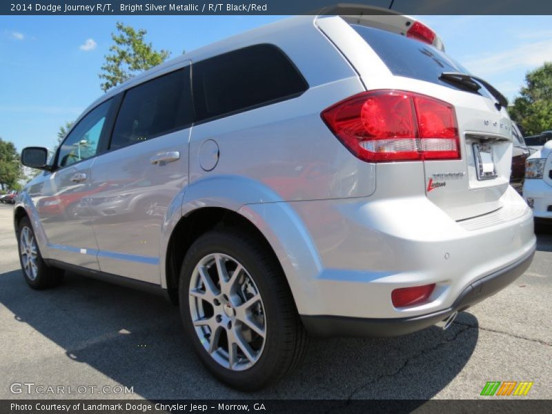 Bright Silver Metallic / R/T Black/Red 2014 Dodge Journey R/T