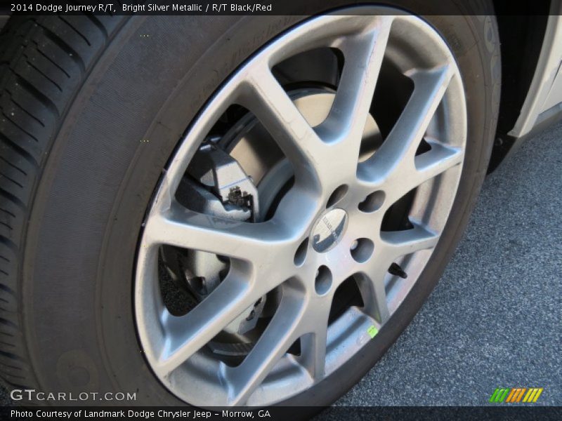 Bright Silver Metallic / R/T Black/Red 2014 Dodge Journey R/T