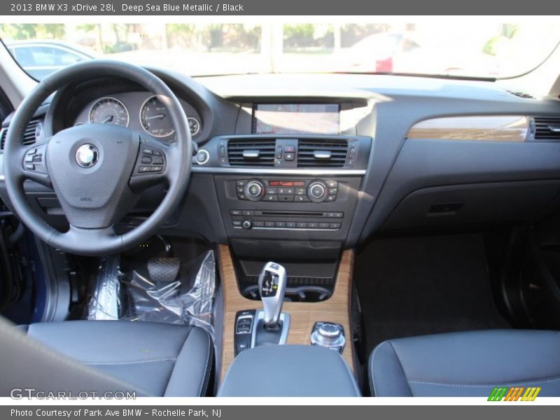Deep Sea Blue Metallic / Black 2013 BMW X3 xDrive 28i