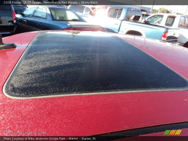 Performance Red Metallic / Ebony Black 2008 Pontiac G6 GT Sedan