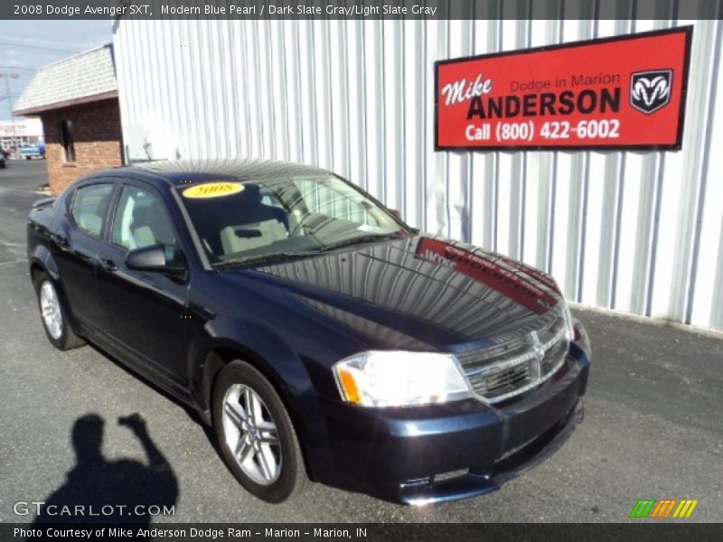 Modern Blue Pearl / Dark Slate Gray/Light Slate Gray 2008 Dodge Avenger SXT