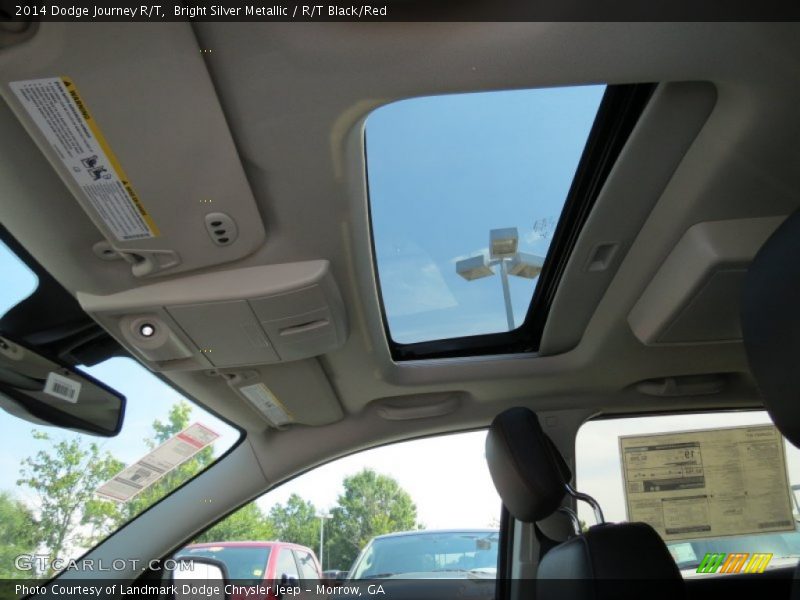 Bright Silver Metallic / R/T Black/Red 2014 Dodge Journey R/T