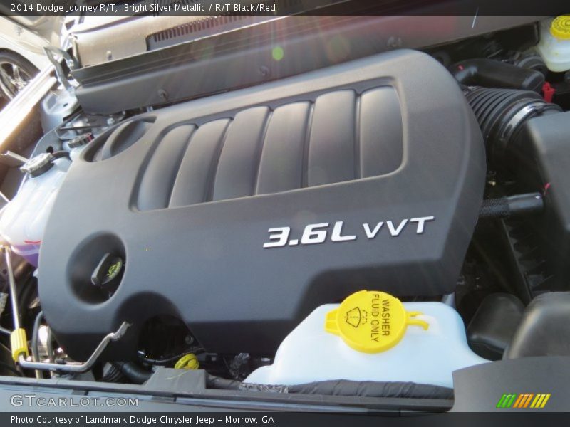 Bright Silver Metallic / R/T Black/Red 2014 Dodge Journey R/T