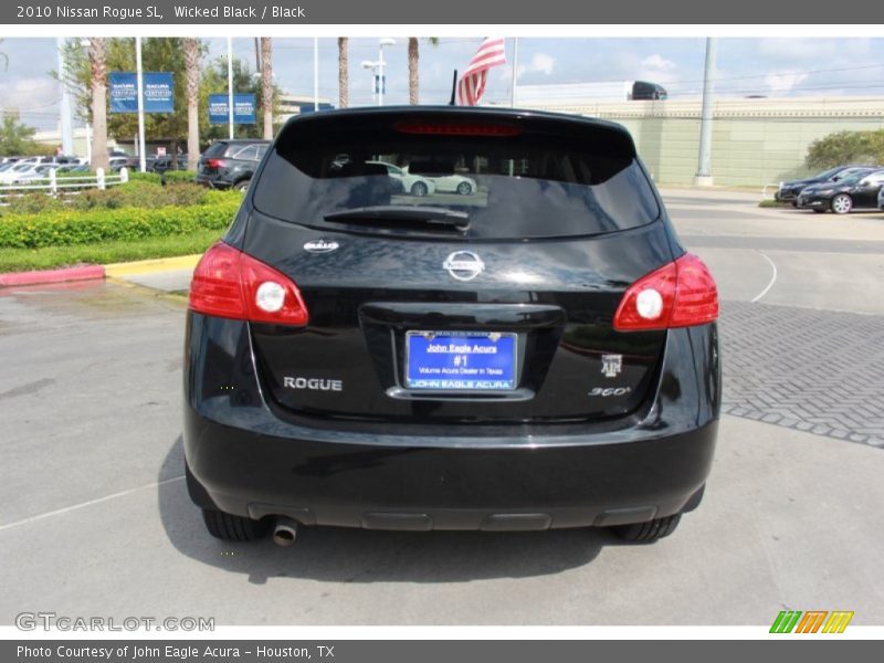 Wicked Black / Black 2010 Nissan Rogue SL
