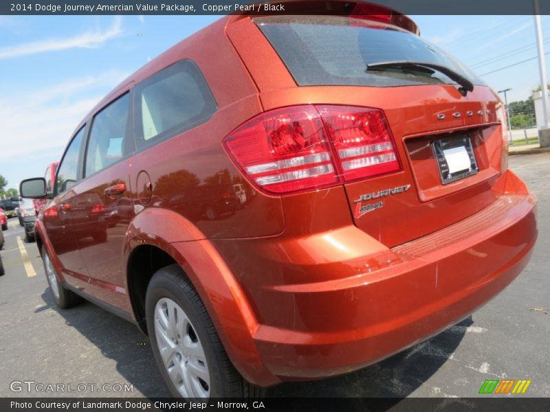 Copper Pearl / Black 2014 Dodge Journey Amercian Value Package