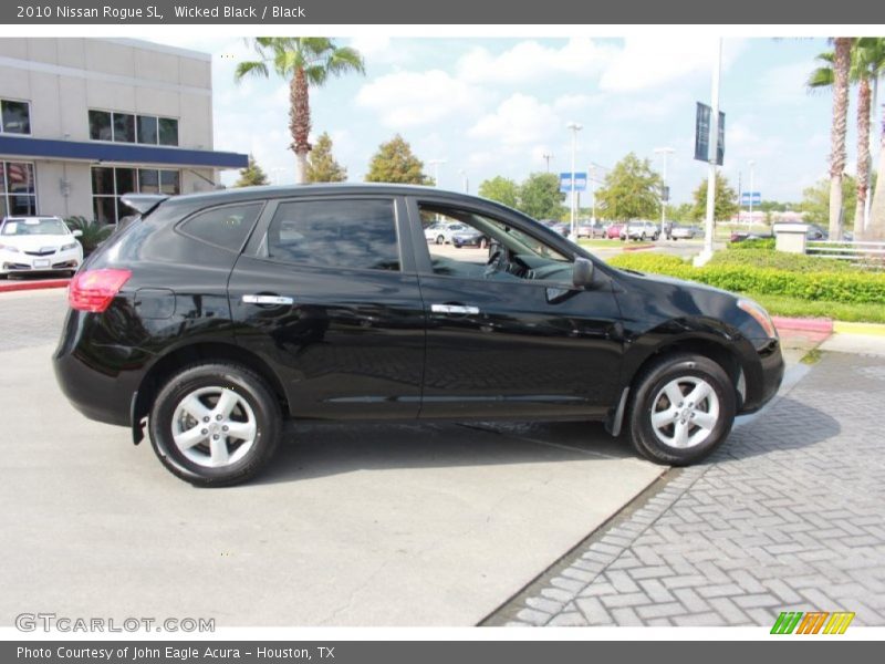Wicked Black / Black 2010 Nissan Rogue SL