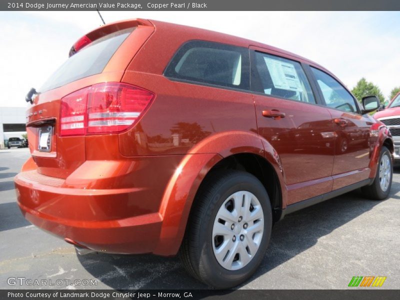 Copper Pearl / Black 2014 Dodge Journey Amercian Value Package