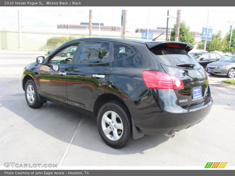 Wicked Black / Black 2010 Nissan Rogue SL