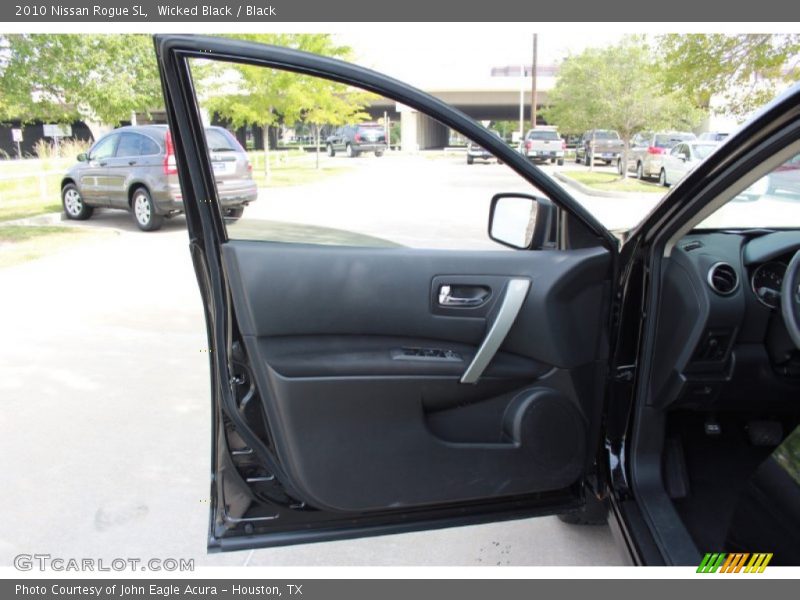 Wicked Black / Black 2010 Nissan Rogue SL