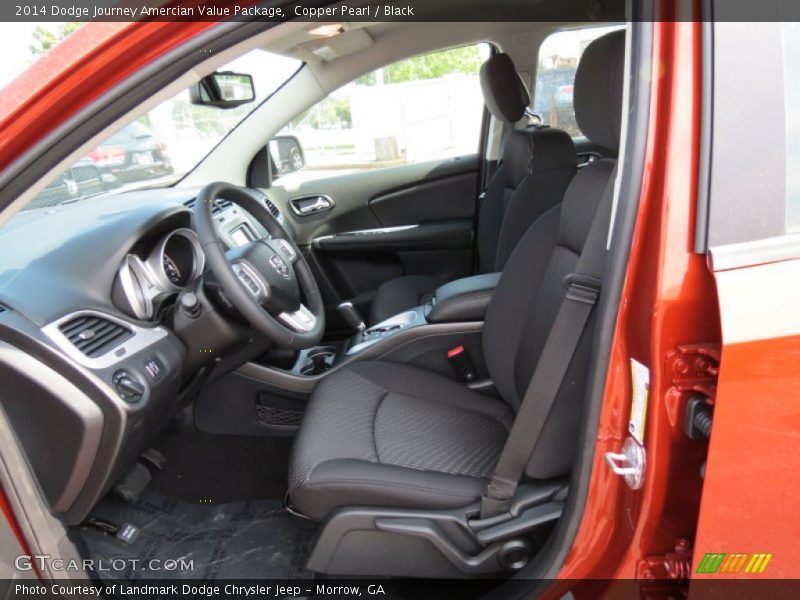 Copper Pearl / Black 2014 Dodge Journey Amercian Value Package