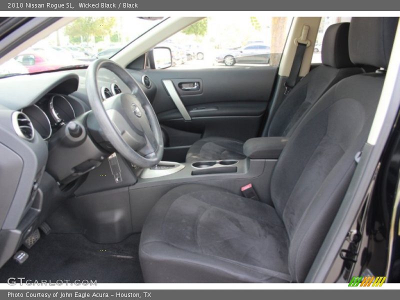 Wicked Black / Black 2010 Nissan Rogue SL