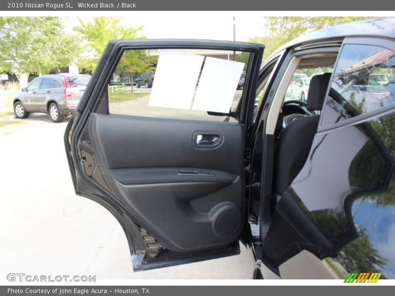 Wicked Black / Black 2010 Nissan Rogue SL