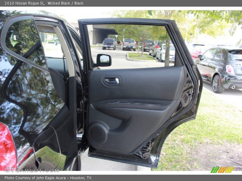 Wicked Black / Black 2010 Nissan Rogue SL