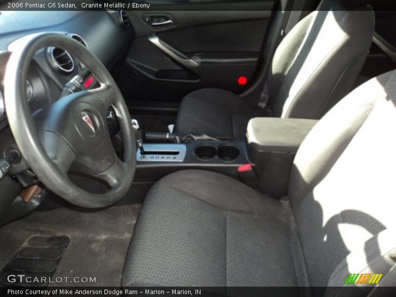 Granite Metallic / Ebony 2006 Pontiac G6 Sedan