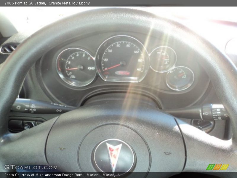 Granite Metallic / Ebony 2006 Pontiac G6 Sedan