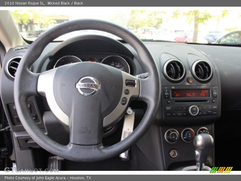 Wicked Black / Black 2010 Nissan Rogue SL