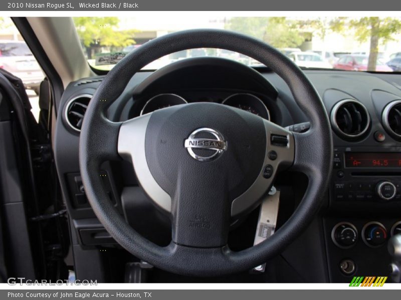 Wicked Black / Black 2010 Nissan Rogue SL