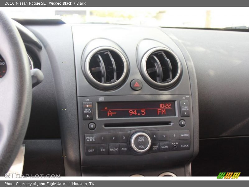 Wicked Black / Black 2010 Nissan Rogue SL