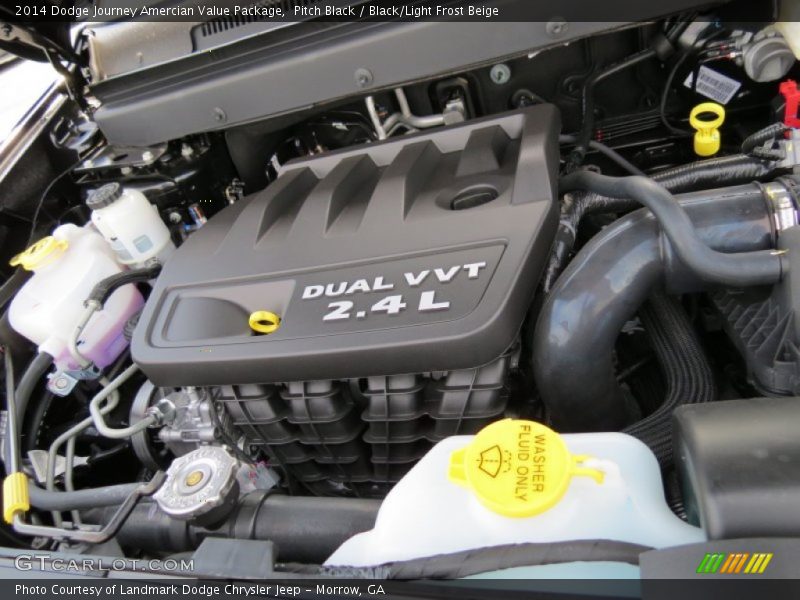 Pitch Black / Black/Light Frost Beige 2014 Dodge Journey Amercian Value Package