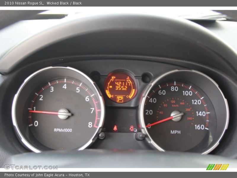 Wicked Black / Black 2010 Nissan Rogue SL