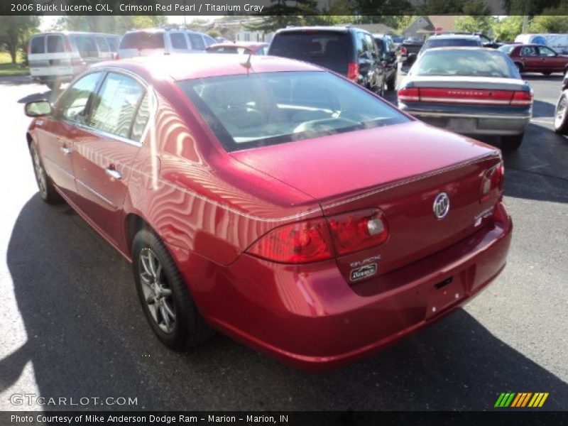 Crimson Red Pearl / Titanium Gray 2006 Buick Lucerne CXL