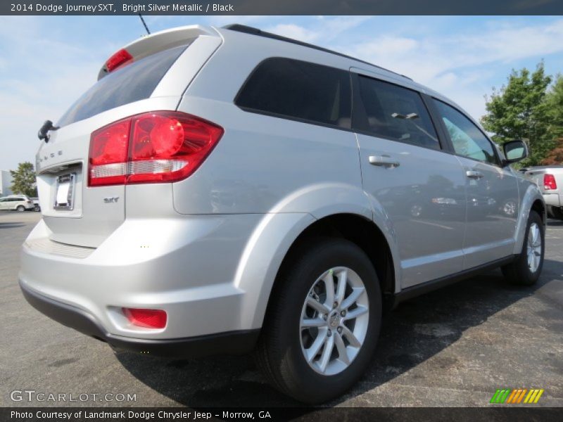 Bright Silver Metallic / Black 2014 Dodge Journey SXT