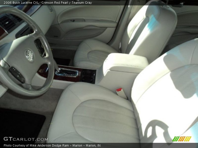 Crimson Red Pearl / Titanium Gray 2006 Buick Lucerne CXL