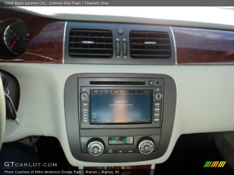 Crimson Red Pearl / Titanium Gray 2006 Buick Lucerne CXL