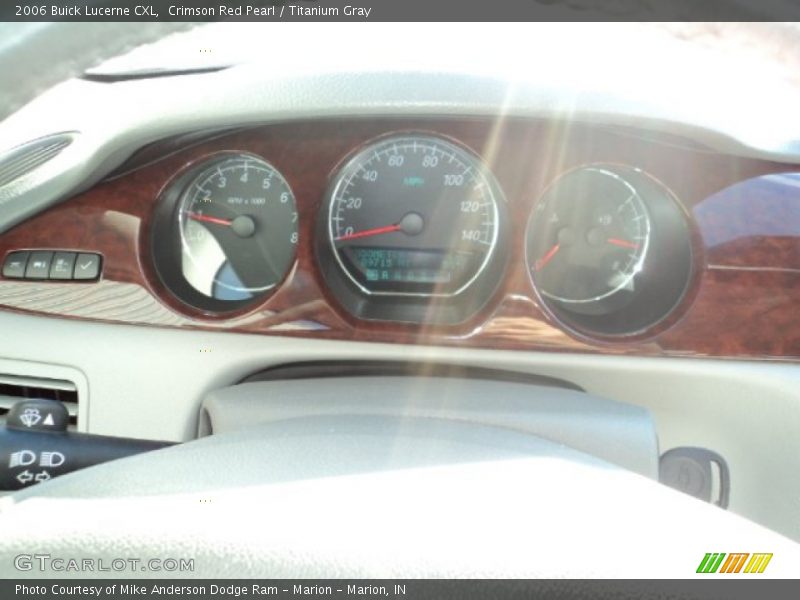 Crimson Red Pearl / Titanium Gray 2006 Buick Lucerne CXL
