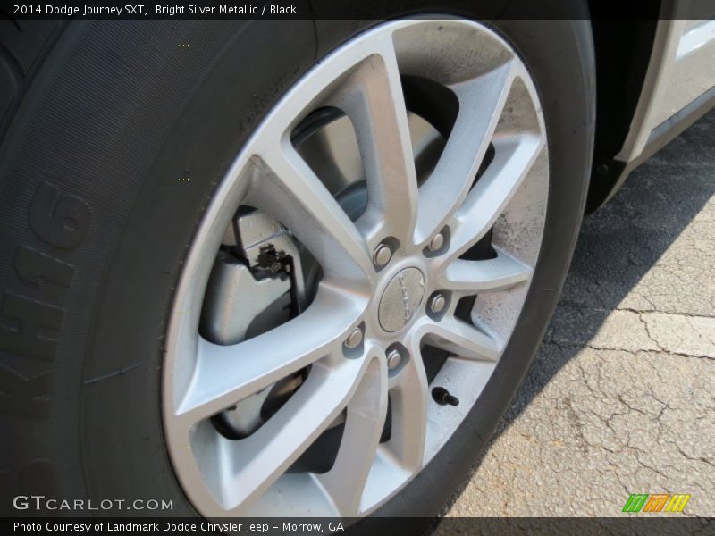 Bright Silver Metallic / Black 2014 Dodge Journey SXT