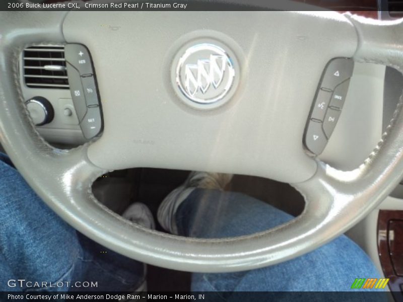 Crimson Red Pearl / Titanium Gray 2006 Buick Lucerne CXL