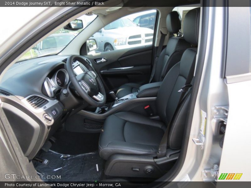 Bright Silver Metallic / Black 2014 Dodge Journey SXT