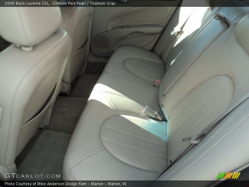Crimson Red Pearl / Titanium Gray 2006 Buick Lucerne CXL