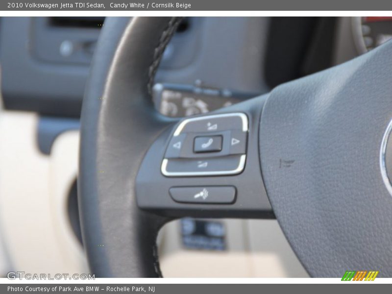 Candy White / Cornsilk Beige 2010 Volkswagen Jetta TDI Sedan