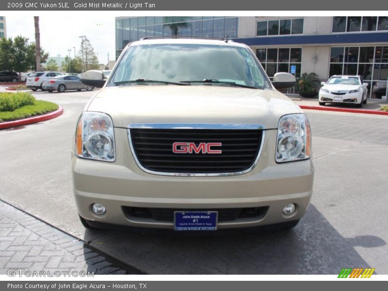 Gold Mist Metallic / Light Tan 2009 GMC Yukon SLE