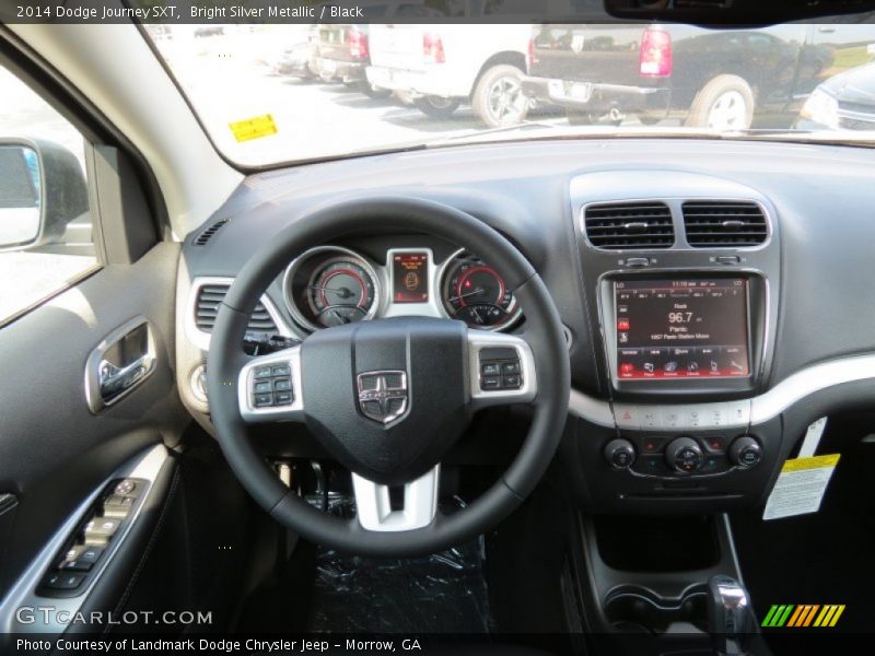 Bright Silver Metallic / Black 2014 Dodge Journey SXT
