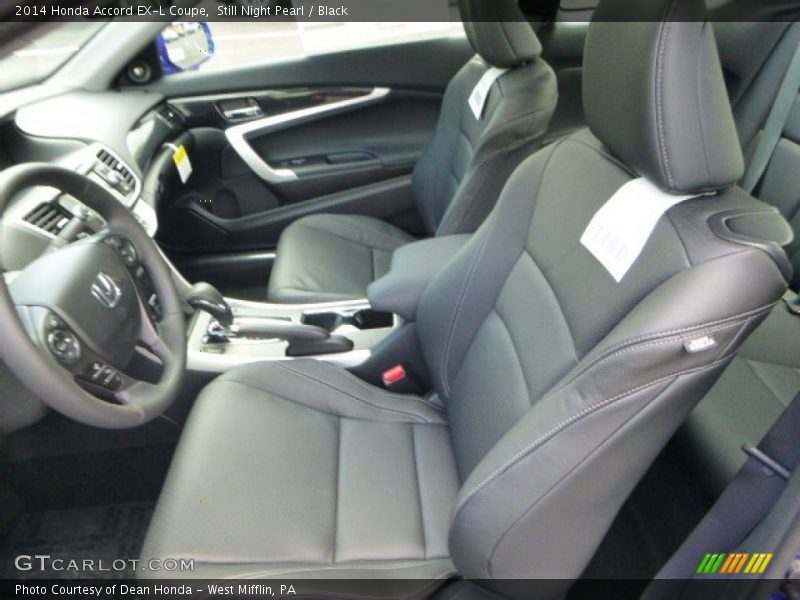 Front Seat of 2014 Accord EX-L Coupe