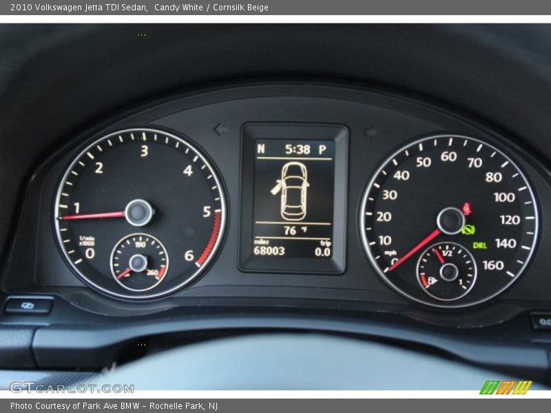Candy White / Cornsilk Beige 2010 Volkswagen Jetta TDI Sedan