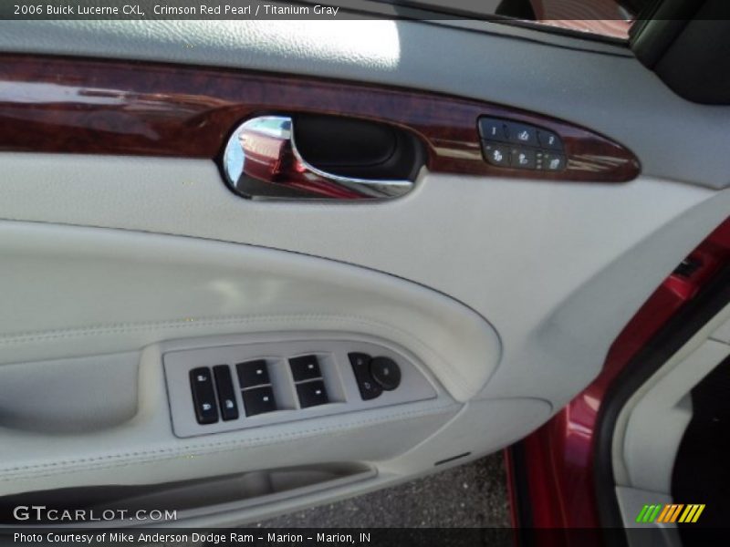 Crimson Red Pearl / Titanium Gray 2006 Buick Lucerne CXL