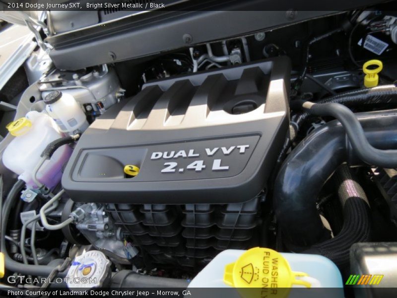 Bright Silver Metallic / Black 2014 Dodge Journey SXT