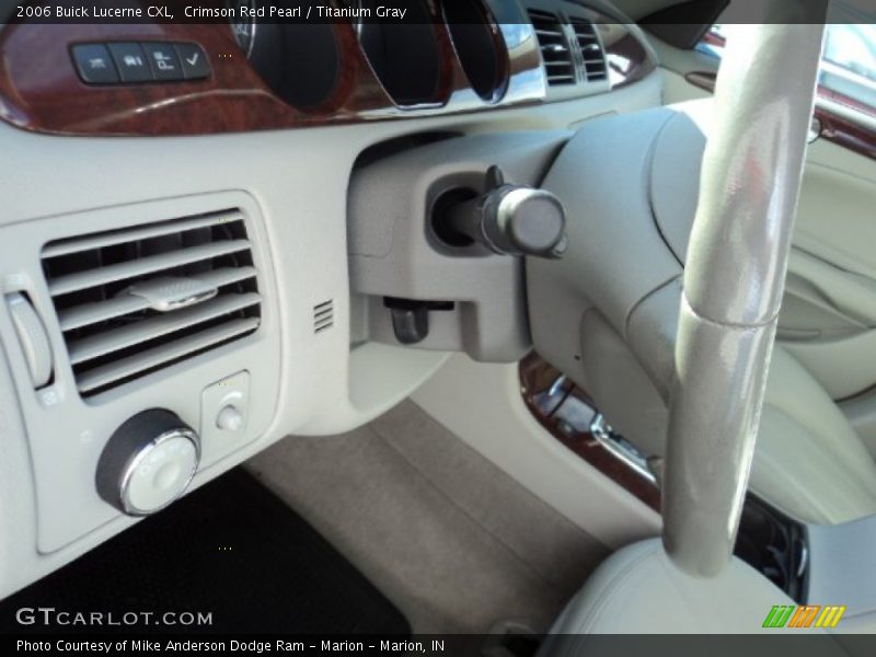 Crimson Red Pearl / Titanium Gray 2006 Buick Lucerne CXL